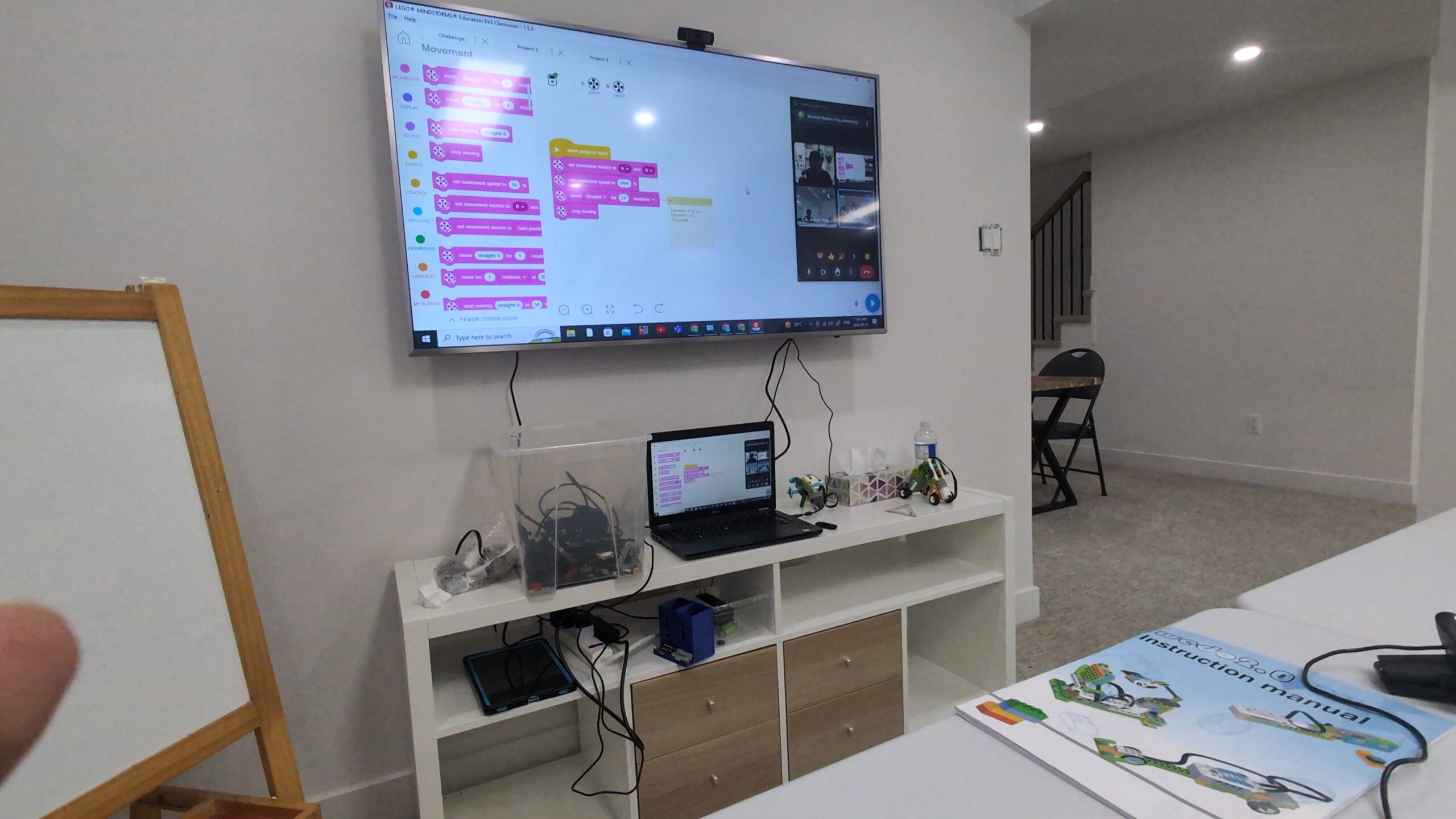 STEMXplore students at our robotics lab